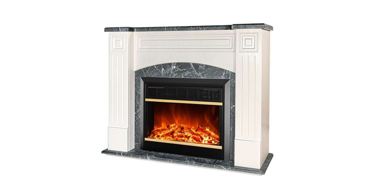 Semineu electric Magnolia & Mars, Art Flame, 900x1150x320 mm, 1500W - imagine 4